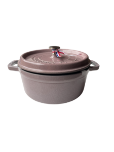 STAUB Öntöttvas főzőedény, zománcozott, 24 cm/3,7 l, Cocotte cseresznyevirág színű/1/