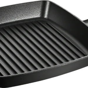STAUB öntöttvas grill serpenyő szögletes, 26x26 cm (25)