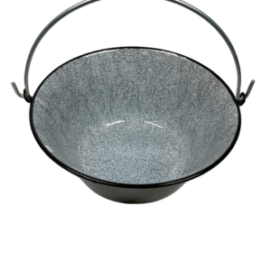 Gulyásbogrács zománcozott .minőségi, vastag falú. 20 literes