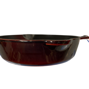 STAUB öntöttvas serpenyő, öntöttvas nyéllel, 22 cm átmérőjű, Gránát vörös (22)